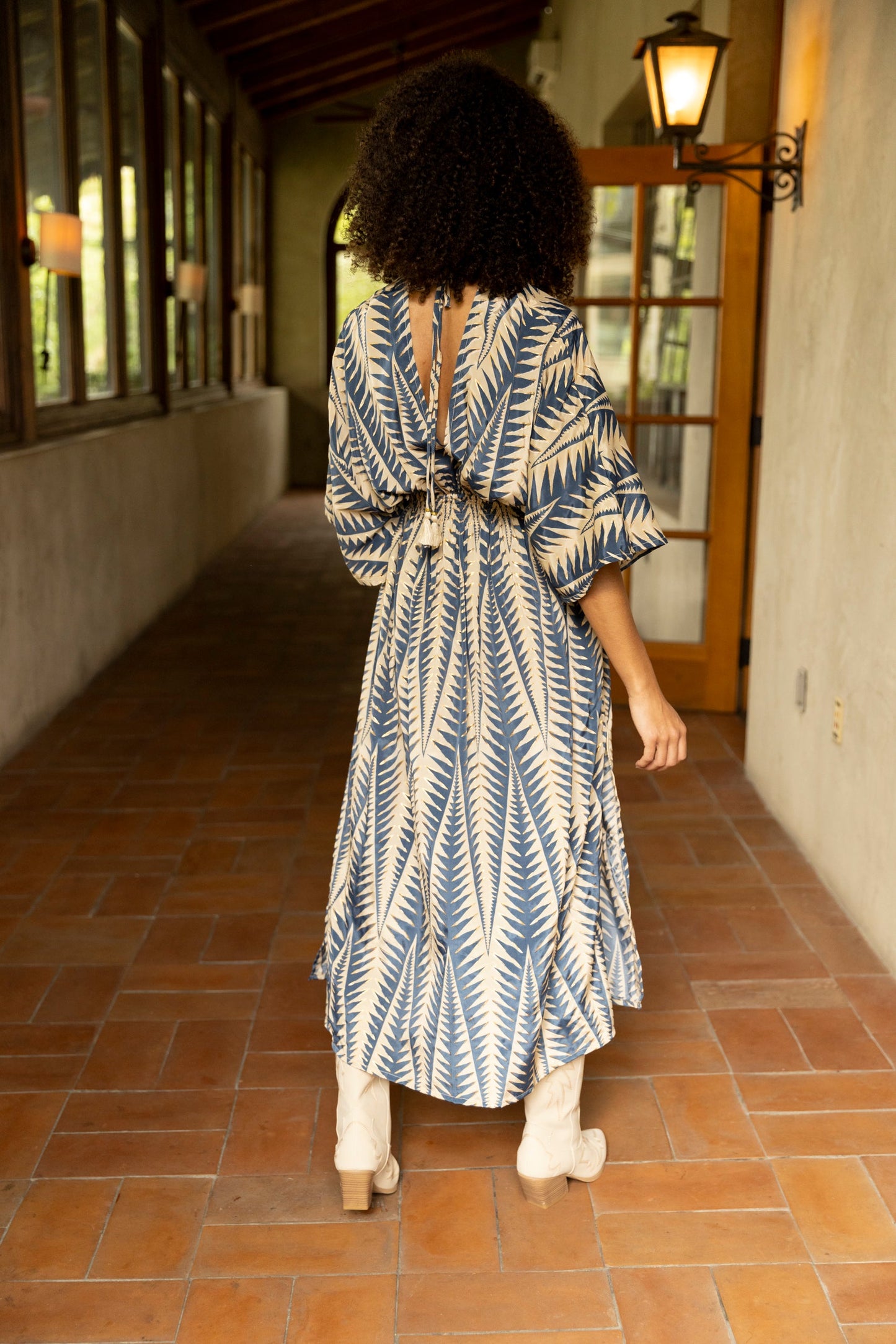 Curry Kimono Sleeve Maxi Dress ES22