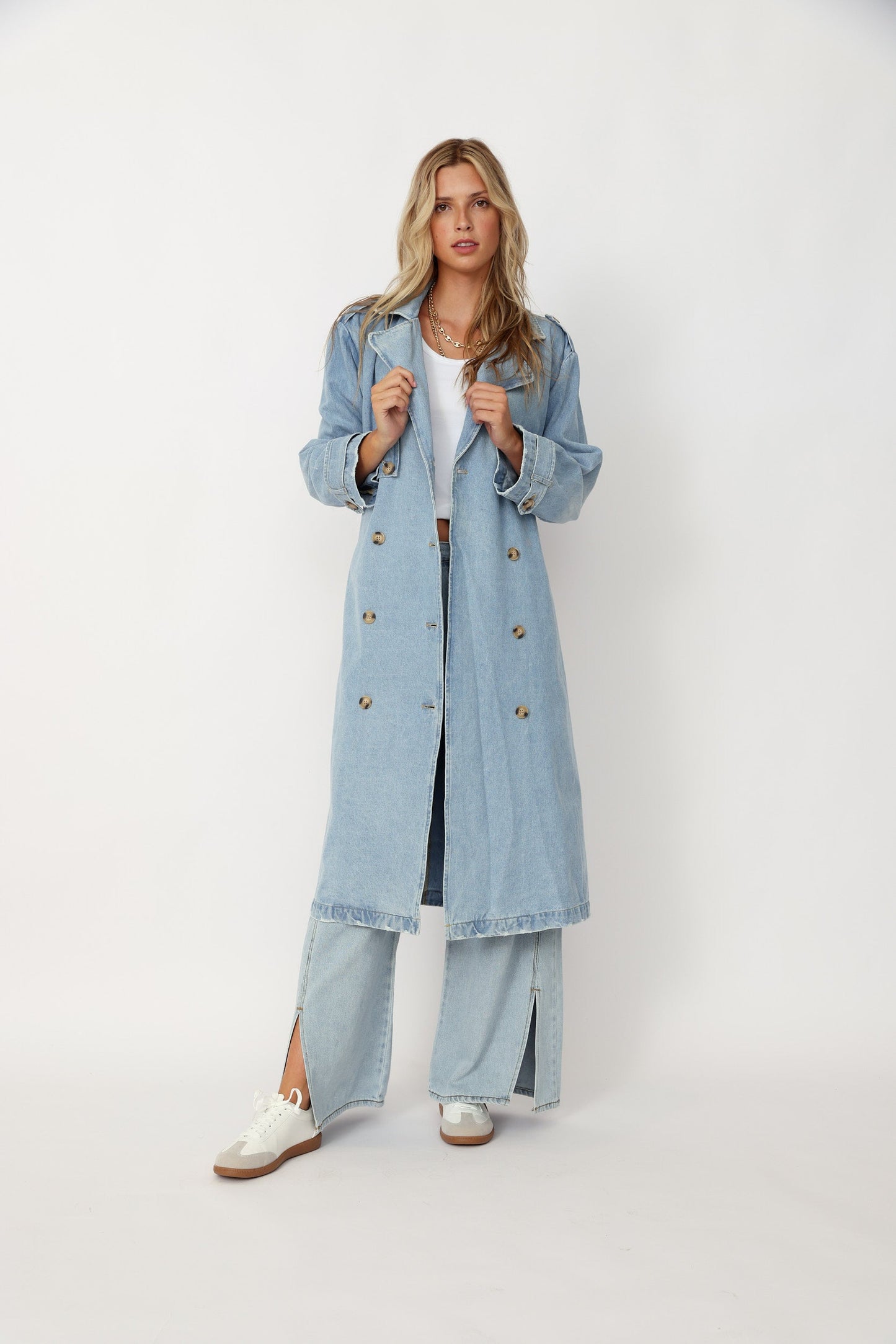 Joni Denim Trench Coat ES30