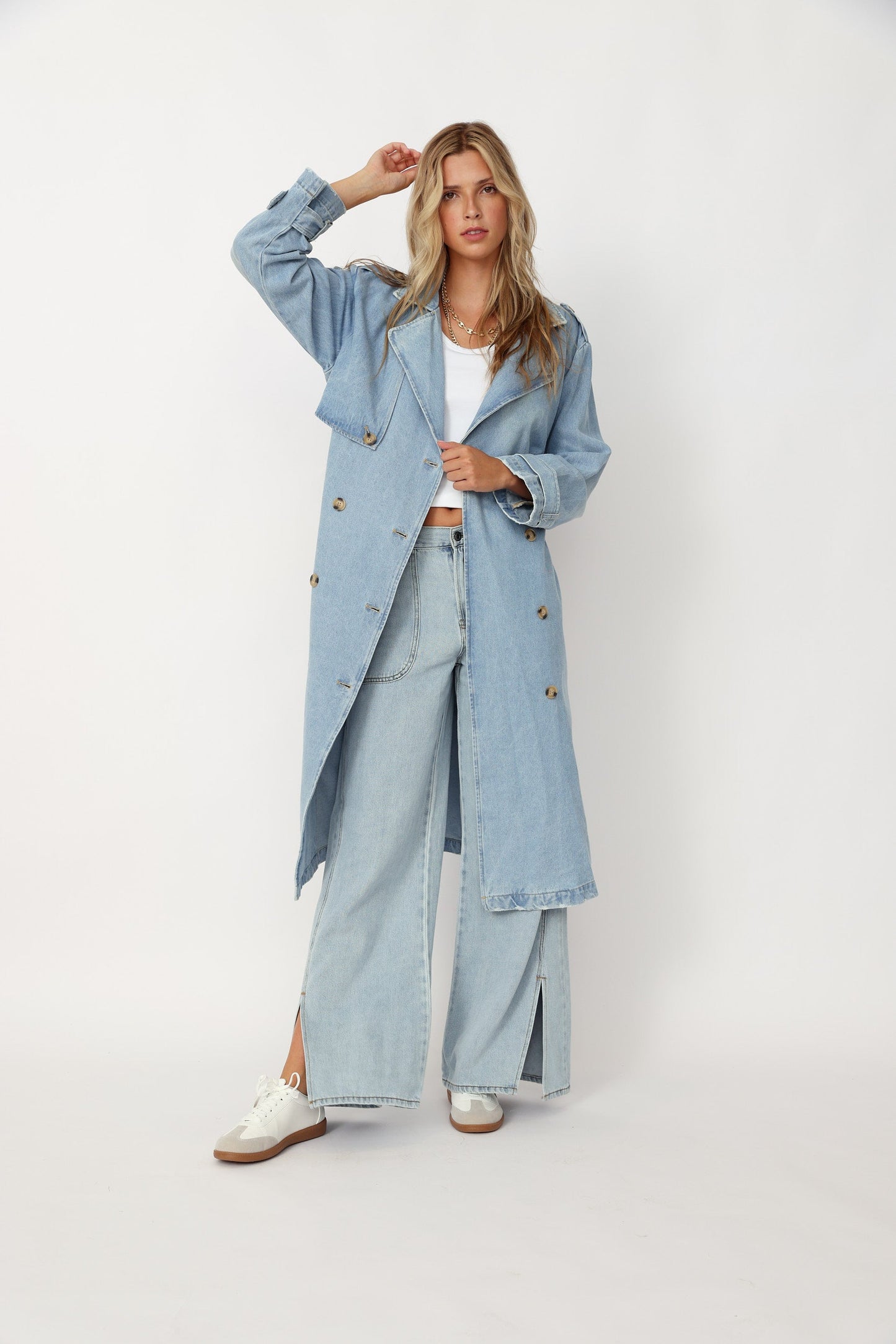 Joni Denim Trench Coat ES30