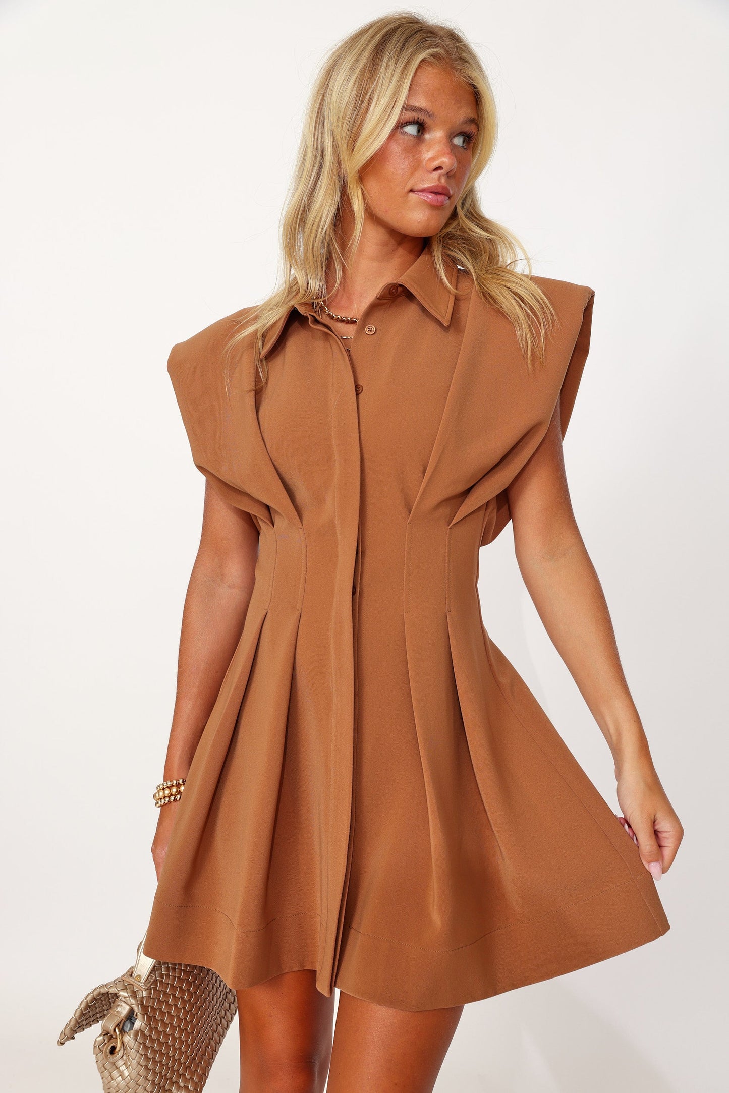 Brigette Tapered Waist Mini Dress ES18