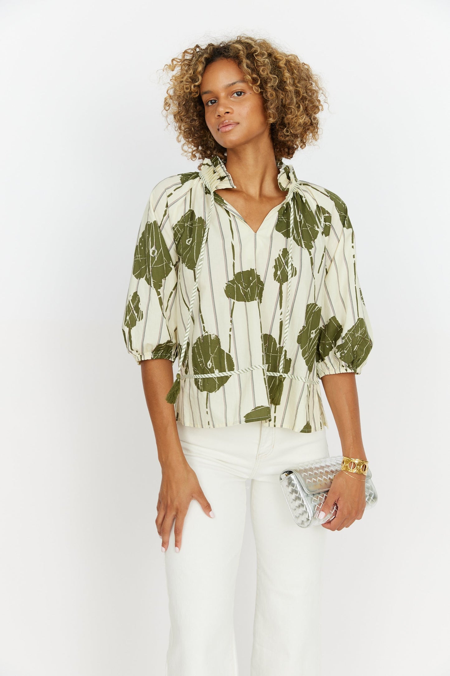 Jaime Floral Printed Blouse ES13