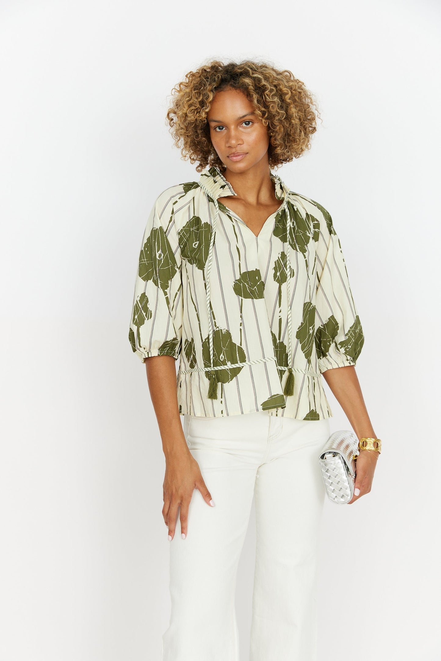 Jaime Floral Printed Blouse ES13